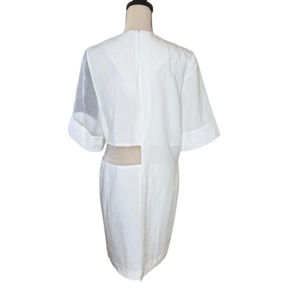 Israella Kobla Dalmar Dress White Oversized Shift Size 4 Structured, Minimalist - Picture 6 of 15
